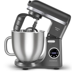 Resim Karaca Mastermaid Chef Ultra D2000W Dijital Ekranlı Hamur Yoğurma Makinesi Black 7L 