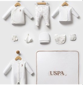 Resim U.S. Polo Assn. U.s. Polo Assn Hastane Çıkışı 10 Lu Set Usb2704 Beyaz Beyaz 