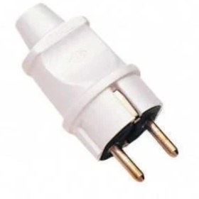 Resim Makel Topraklı Erkek Fiş-Beyaz 