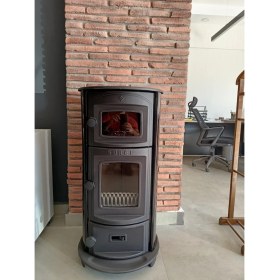 Resim Sürel 5109 Yuvarlak Döküm Şömine Soba 