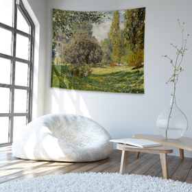 Resim Landscape: The Parc Monceau Duvar Örtüsü - 60 cm x 90 cm 