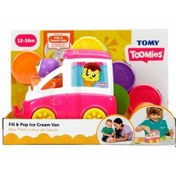 Resim 73095 Tomy - Yumurta Kamyonu (2 asorti) 12-36 ay 