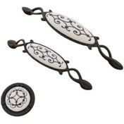 Resim Azimkarhirdavat Porselen Kulp Yeni Zarif Mat Siyah (Siyah Yaldız) 