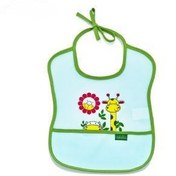 Resim Nessiworld Poli Muşamba Küçük Mama Önlüğü 030 Yeşil 