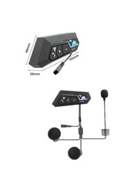 Resim Yeni Nesil Dinleme Ve Konuşma Özellikli Intercom Kask Kulaklığı 5.0 Bluetooth - Lisinya 