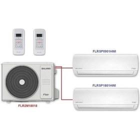 Resim Alarko Flair 1 Dış + 2 İç Ünite (9+18) Duvar Tipi Multi Klima 