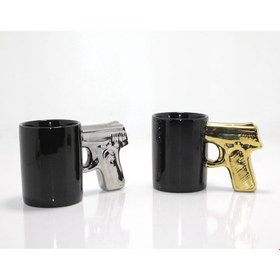 Resim Porselen Silahlı Kupa Bardak Model 4 