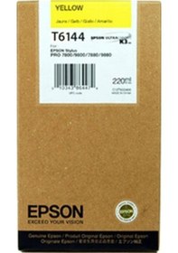 Resim Epson T6144 C13T614400 Sarı Kartuş "Eski Tarih" 