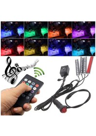 Resim Powermaster Sese Duyarlı Araç İçi Rgb Led Animasyon 