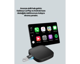 Resim 5.8ghz Wifi Destekli Kablosuz Android Auto Dönüştürücü 