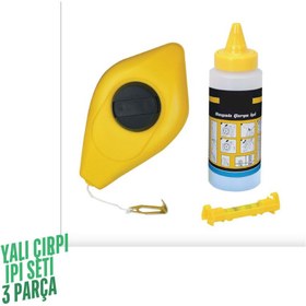 Resim ÇİNPOLAT BOYALI ÇIRPI İPİ ÇİZİM İPİ 30MT MAVİ BOYA 