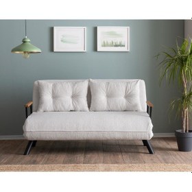 Resim Sando İkili Katlanır Yataklı Koltuk Teddy Beyaz Beyaz 