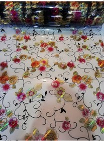 Resim Şeffaf Masa Örtüsü 1,7 Mm 80 Cm X 120 Cm Kalın Desenli Pvc Kaymaz-Şeffaf-80 X 120 
