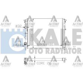 Resim Esse Otomotiv Clio 98- Symbol 08- Symbol 98- 1.2-1.4 M-T Brazing Su Radyatör - 8200211563 KLE-0528292AL 