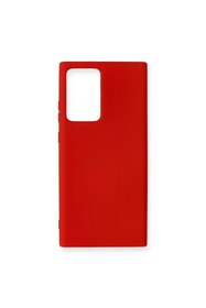 Resim artlab Art Galaxy Note 20 Ultra Kılıf Nano İçi Kadife Silikon - Kırmızı Lab 