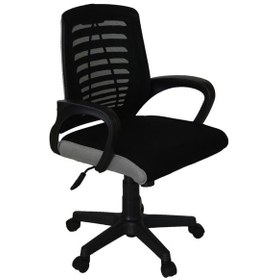 Resim Türksit Karizma File Çalişma Koltuğu Plastik Ayak Siyah-gri Siyah-Gri 