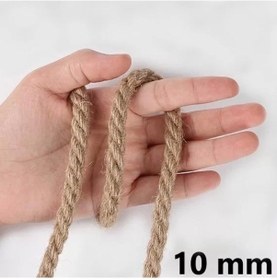 Resim Jütburada Jüt Halat 10 Mm 20 Metre Hasır Dekor Süsleme İp 