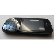 Resim Nokia Asha 202 Kapak Siyah + Tuş Takımı Arka Kapak Ön Kapak 