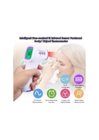 Resim Mufunye Anında Ölçüm Yapan Kızılötesi Alın Termometresi - Led Ekranlı, Obje Ve Vücut Sıcaklığı Ölçer 