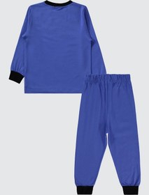 Resim Civil Boys Erkek Çocuk Pijama Takımı 2-5 Yaş Saks Mavisi Saks Mavisi 