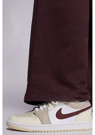 Resim Nike Air Jordan 1 Low Leather Sneaker Hakiki Deri Unisex Günlük Spor Ayakkabı Krem Beyaz Krem 