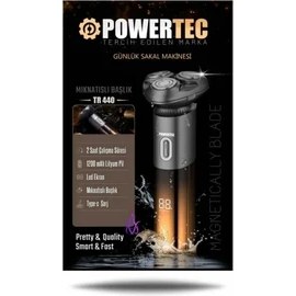 Resim Powertec TR-440 Günlük Sakal Tıraş Makinesi 