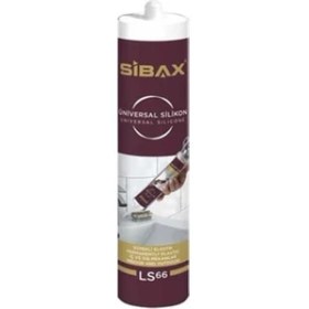 Resim Sibax LS66 Üniversal Silikon 280 gr - Beyaz 