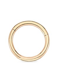 Resim Rose Altın Büyük Boy 15 Mm Klasik Halka Piercing As25pcb4r2 