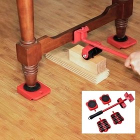 Resim Ozcmax Tekerlekli Basit Pratik Ağır Beyaz Eşya mobilya Taşıma Kaydırma Aleti Aparatı Seti 