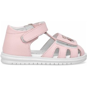 Resim Elit Aik-1928 İlkadım Kız Çocuk Düz Sandalet Pudra Pudra 