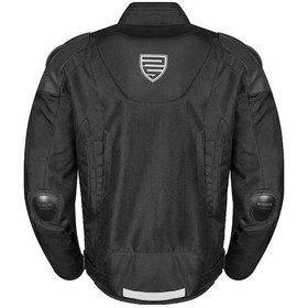 Resim Ebakbak Motosiklet Montu Full Korumalı Titanyum 4 Mevsim Maxdura Hörgüçlü Model Mont Black 