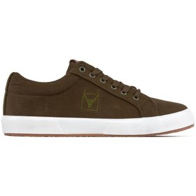 Resim BUCKHEAD 4213 Mayer Haki Yazlık Keten Comfort Erkek Sneaker Spor Ayakkabı 