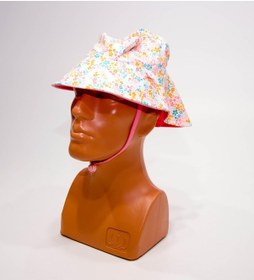 Resim Nabaiji Bebek Uv Korumalı Şapka - Pembe / Çiçek Baskılı 3-5 Yaş 49-51cm Kafa Ölcüsü Çift Taraflı Meridyendukkan 