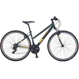 Resim Salcano City Life 21s Unisex V Fren Full Shimano 21 Vites Şehir Ve Gezi Bisikleti - Haki Haki 