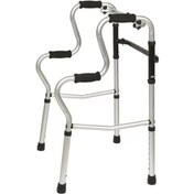 Resim Alüminyum Kademeli Walker Hasta Yaşlı Yürüteci 