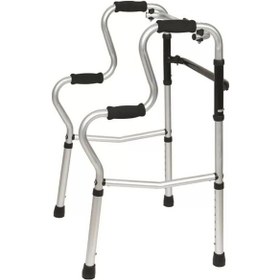 Resim Alüminyum Kademeli Walker Hasta Yaşlı Yürüteci 