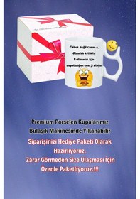 Resim Güzel Sözler Gülen Emoji Baskılı Smile Emoji Toplu Kupa Bardak Çay Kahve Fincanı Beyaz 