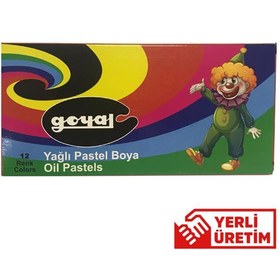 Resim Goyal Pastel Boya Karton 12 Renk Köşeli PTL-112 