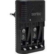 Resim Sertec STC-C9V AA-AAA-9V Uyumlu Pil Şarj Aleti 4'lü 