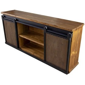 Resim Deryawood Masif Ahşap Konsol 