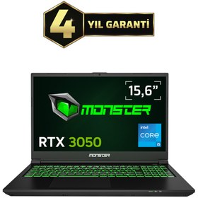 Resim Monster Abra A5 V21.6.6 i5-13420H 8 GB 500 GB SSD RTX3050 15.6" Free Dos Dizüstü Bilgisayar 