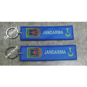 Resim Jandarma Nano Örme Anahtarlık 