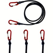 Resim 8/4 adet Elastik Kordon Seti, Çoklu Paket, Kampçılık, Branda, Bisiklet Askısı, Çadır için Kanca Dahil 30.48cm, 60.96cm, 91.44cm, 121.92cm, 152.4cm Elastikler 