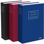 Resim Insafe ISC802B Büyük Boy Kitap Şeklinde Gizli Kasa - Para Saklama Kasası - Mavi 