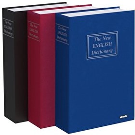 Resim Insafe ISC802B Büyük Boy Kitap Şeklinde Gizli Kasa - Para Saklama Kasası - Mavi 