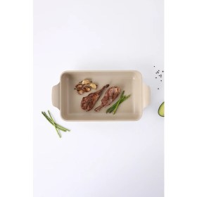 Resim Neoflam Fika Bej Orta Boy Fırın Tepsisi 