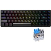 Resim Geeroyoo 68 Tuşlu Mekanik Klavye - Rgb Aydınlatma, 10 Işık Modu, Çift Renk Tuş Takımı, Usb-c Bağlantı, Taşınabilir 
