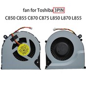 Resim Toshiba Satellite C850 C855 C870 C875 L850 L850D L870 L870D L855 C855D CPU Fanı / 3pin 
