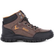 Resim Brago Kahvrengi Siyah Kürklü Outdoor Trekking Bot 