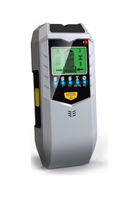 Resim Jeehugo Dijital Duvar Tarayıcı, Metal-ağaç-tel Tespiti, Lcd Ekranlı, El Tipi Çok Fonksiyonlu Taramacı Gümüş-siyah 